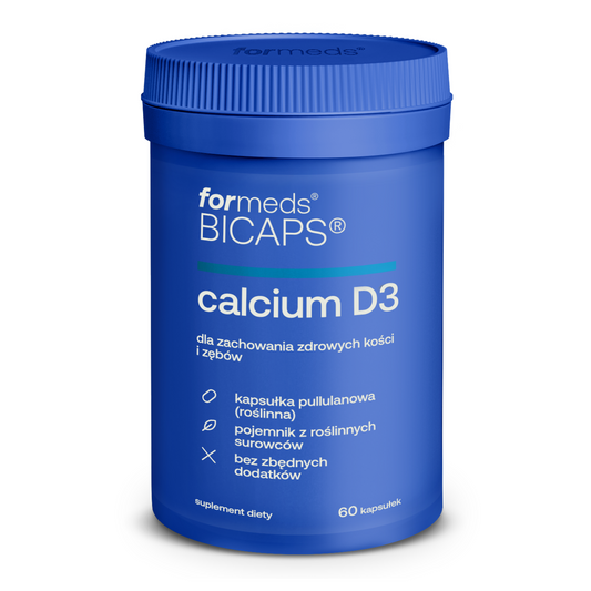 BICAPS Calcium D3 - wapń z witaminą d3, tabletki, kapsułki