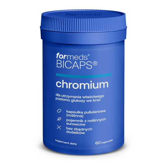 BICAPS Chromium - chrom pikolinian 200 mcg, tabletki, kapsułki