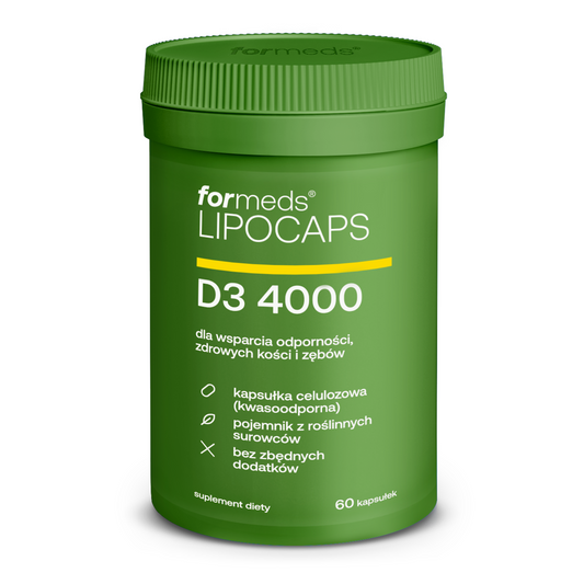 LIPOCAPS D3 4000 - witamina D3 liposomalna tabletki, kapsułki
