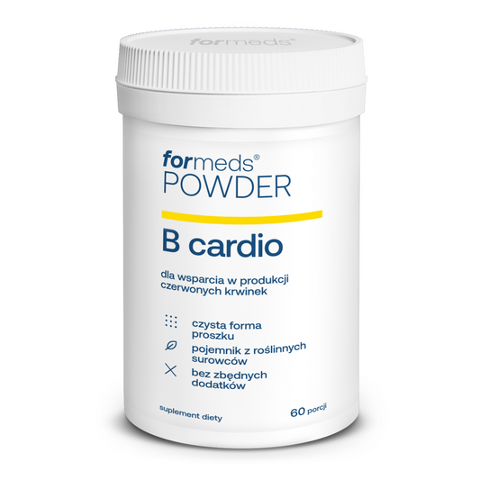 POWDER B cardio - witamina B6 + B12 + kwas foliowy