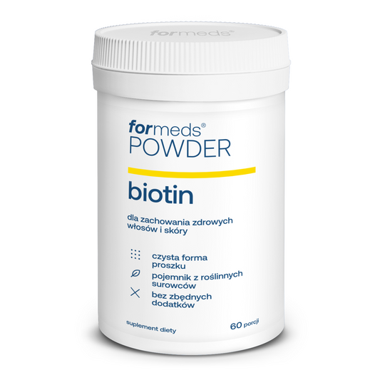 POWDER biotin - czysta biotyna w proszku