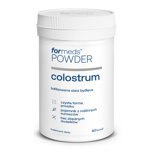 suplement POWDER Colostrum - colostrum w proszku na jelita