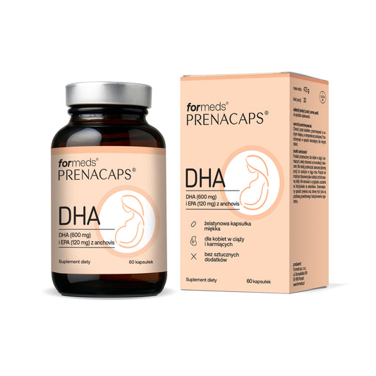 PRENACAPS DHA - DHA 600 mg dla kobiet w ciąży i karmiących