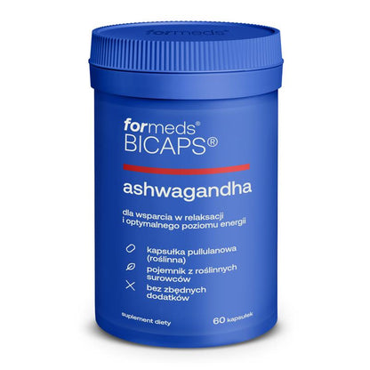 suplement BICAPS ashwagandha - kapsułki, tabletki