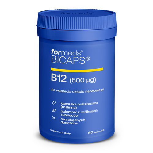 BICAPS B12 - witamina B12 (Metylokobalamina), tabletki, kapsułki
