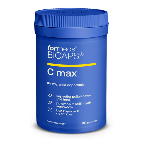 BICAPS C Max - witamina C + D3 + cynk, tabletki, kapsułki