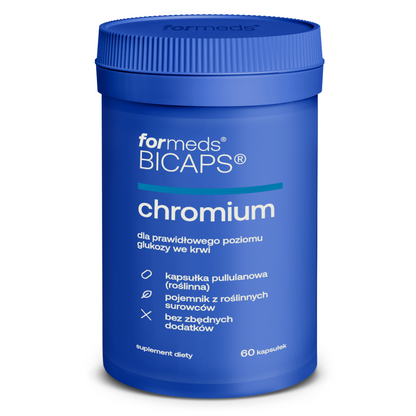 BICAPS Chromium - chrom pikolinian 200 mcg, tabletki, kapsułki