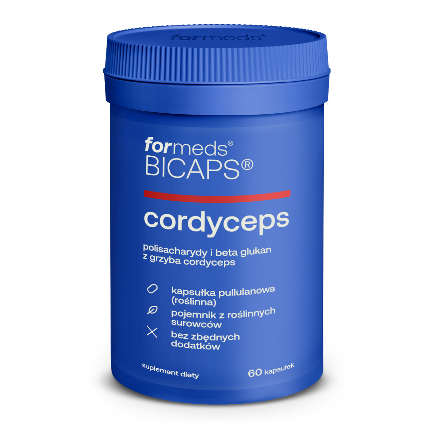 BICAPS Cordyceps - kordyceps chiński, tabletki, kapsułki