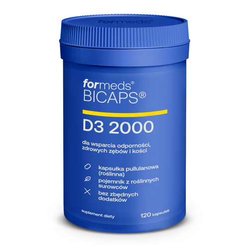 BICAPS D3 2000 - witamina D3 2000 tabletki, kapsułki