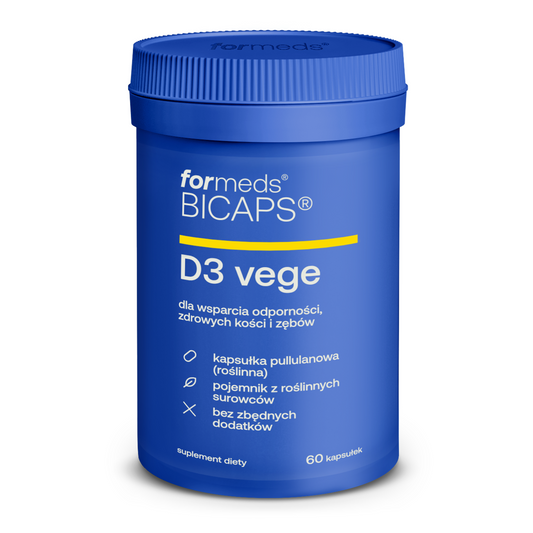 BICAPS D3 Vege - wegańska witamina D3 tabletki, kapsułki