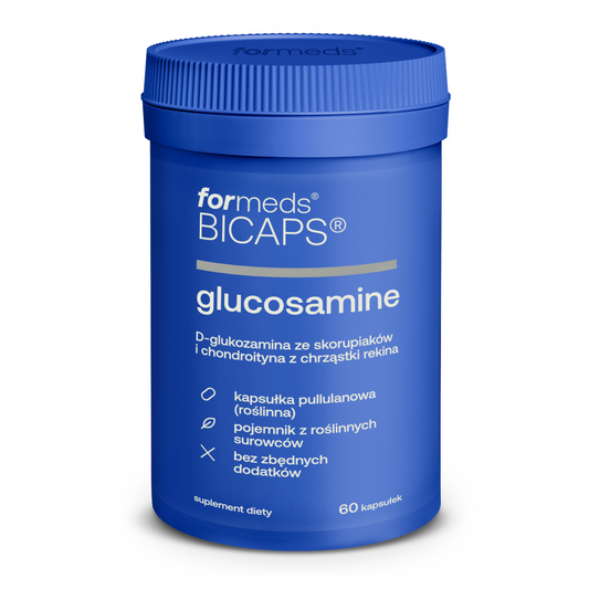 BICAPS Glucosamine - glukozamina i chondroityna na stawy, tabletki, kapsułki