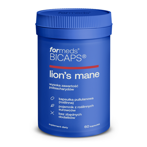 BICAPS Lion's Mane - soplówka jeżowata tabletki, kapsułki