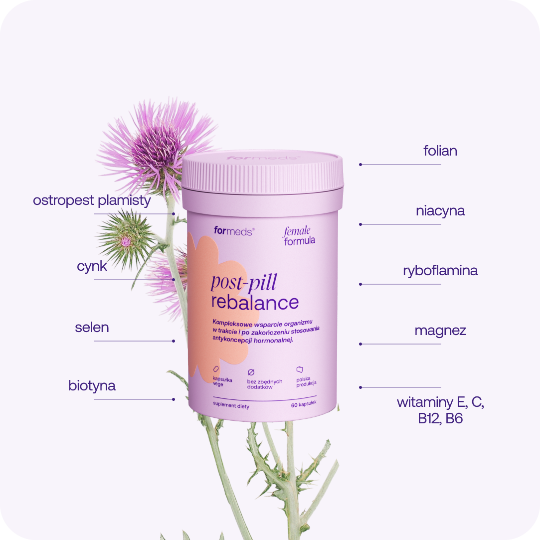 female formula post-pill rebalance