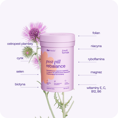 female formula post-pill rebalance