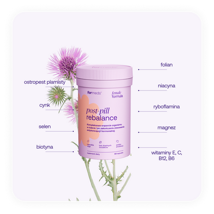 female formula post-pill rebalance