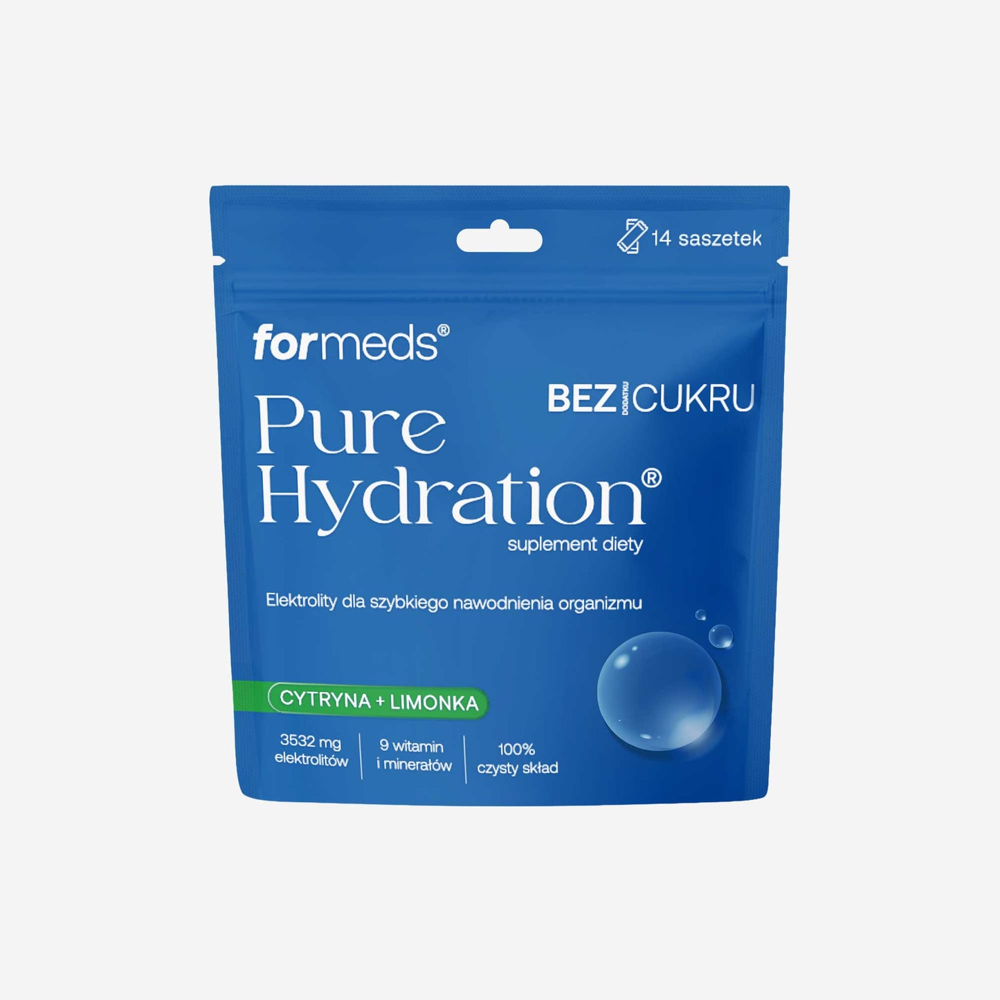 Pure Hydration bez dodatku cukru Cytryna + Limonka