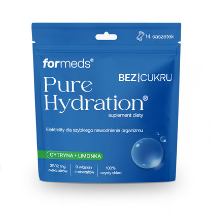 Pure Hydration bez dodatku cukru Cytryna + Limonka
