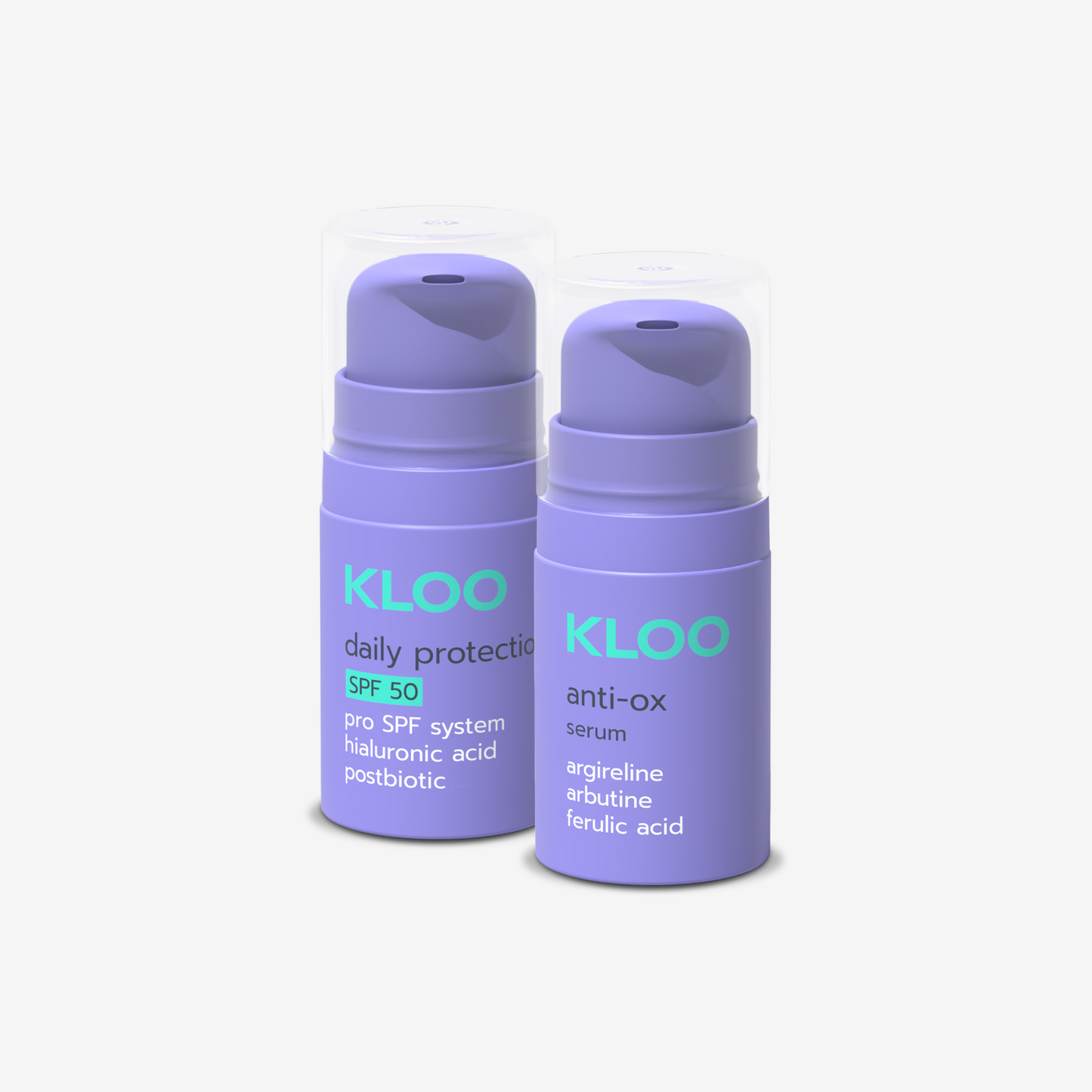 KLOO mini SPF 50 + mini serum anti-ox