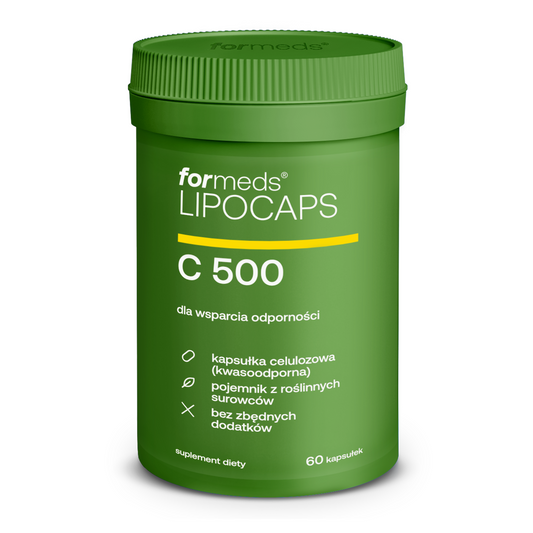 LIPOCAPS C 500 - witamina C liposomalna tabletki, kapsułki