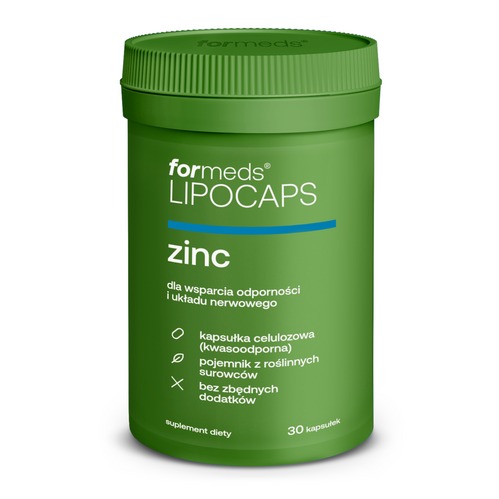 LIPOCAPS Zinc - cynk liposomalny tabletki, kapsułki