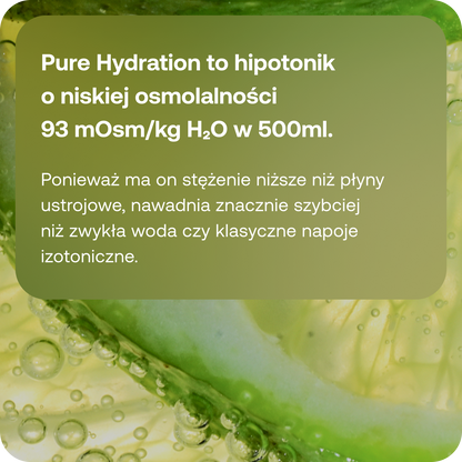 Pure Hydration bez dodatku cukru Cytryna + Limonka