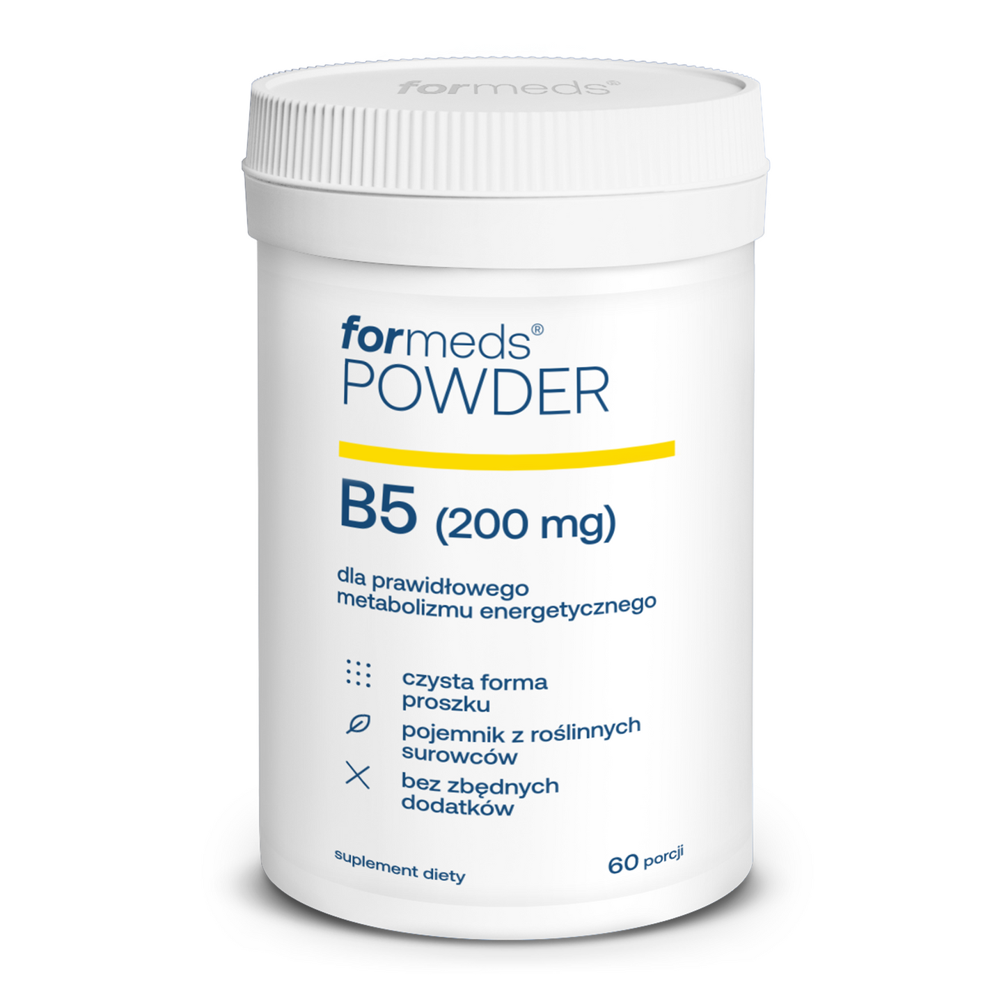 suplement POWDER B5 - witamina B5 (Kwas pantotenowy) w proszku