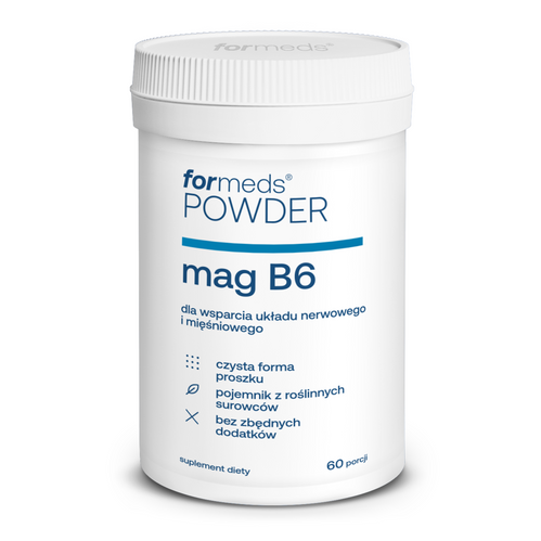 POWDER Mag B6 - cytrynian magnezu + witamina B6 w proszku