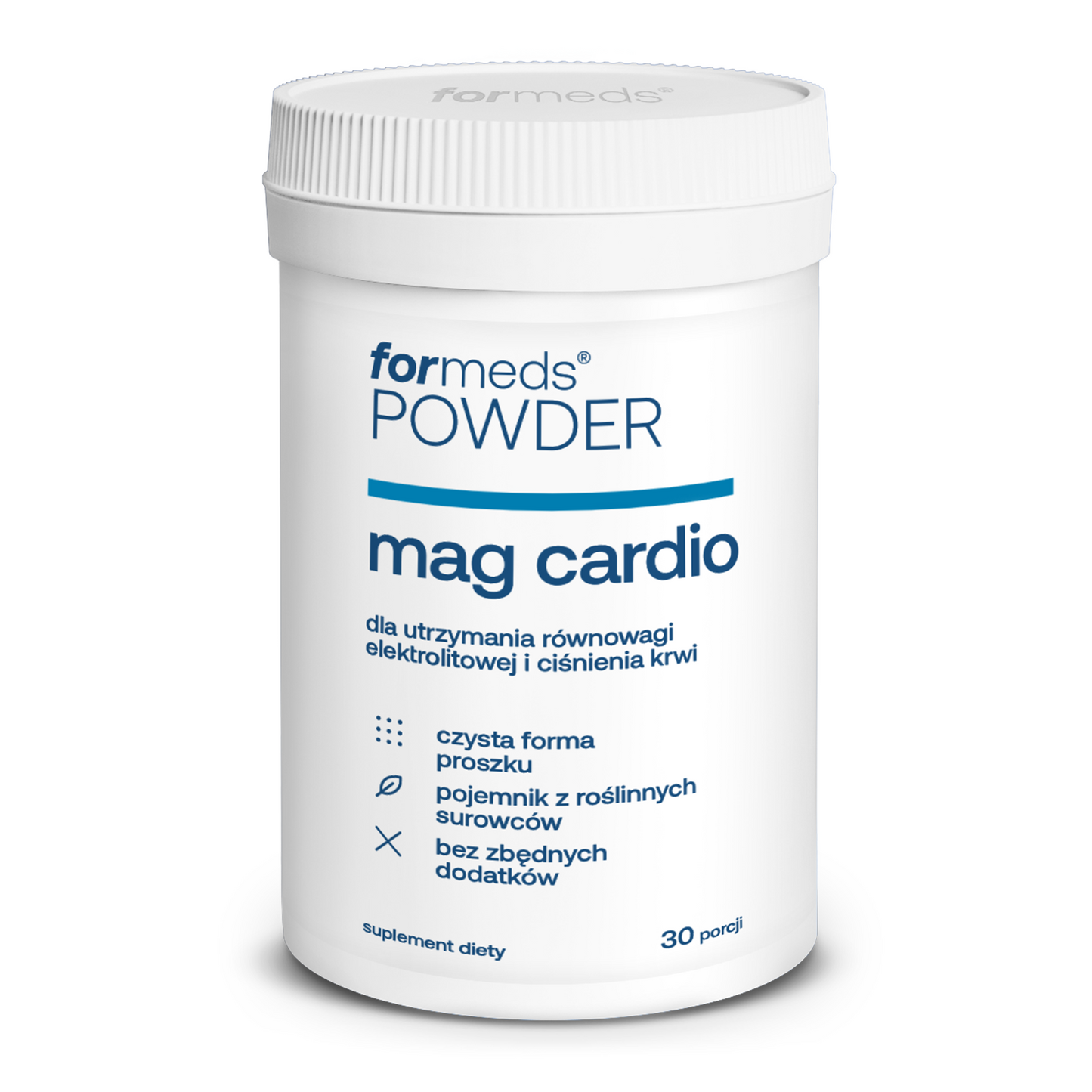 POWDER mag cardio 30 porcji - Magnez + potas + witamina B6 – formeds.pl