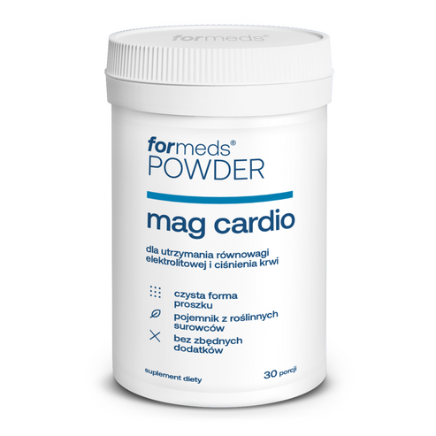 POWDER mag cardio 30 porcji - Magnez + potas + witamina B6 – formeds.pl