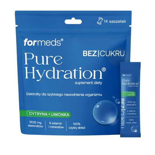 Pure Hydration bez dodatku cukru Cytryna + Limonka