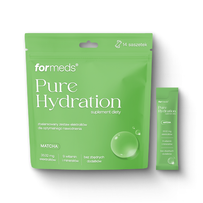 Pure Hydration - elektrolity w proszku smak matcha