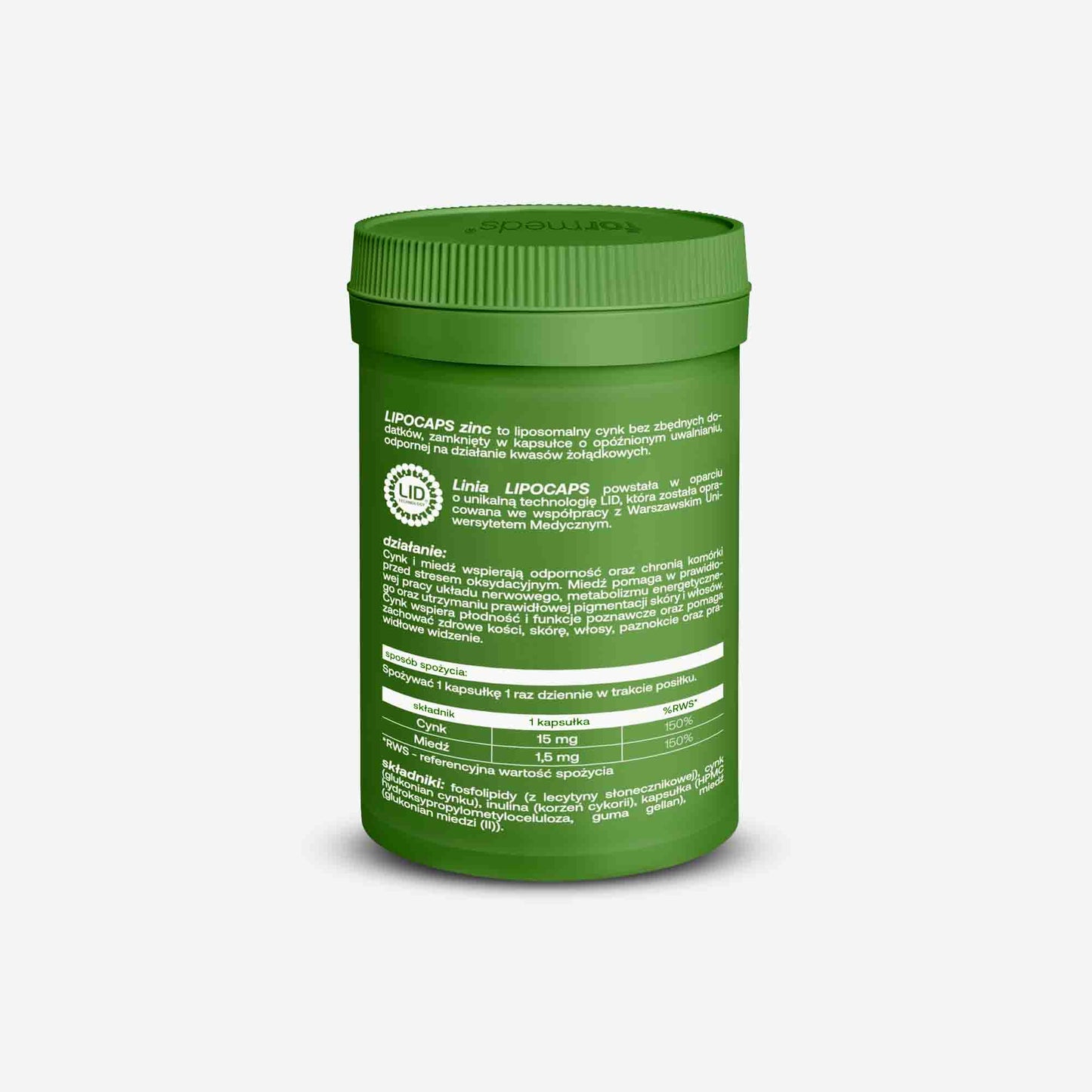 LIPOCAPS zinc