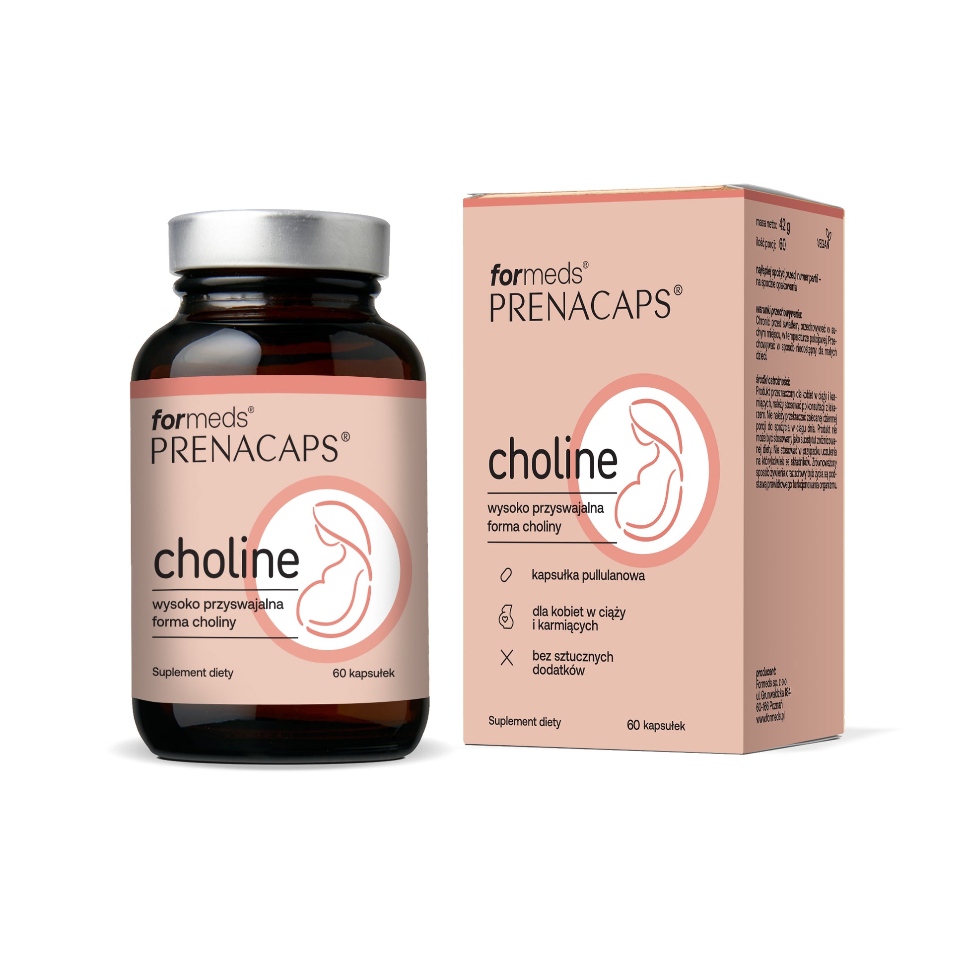 PRENACAPS Choline - cholina dla kobiet w ciąży