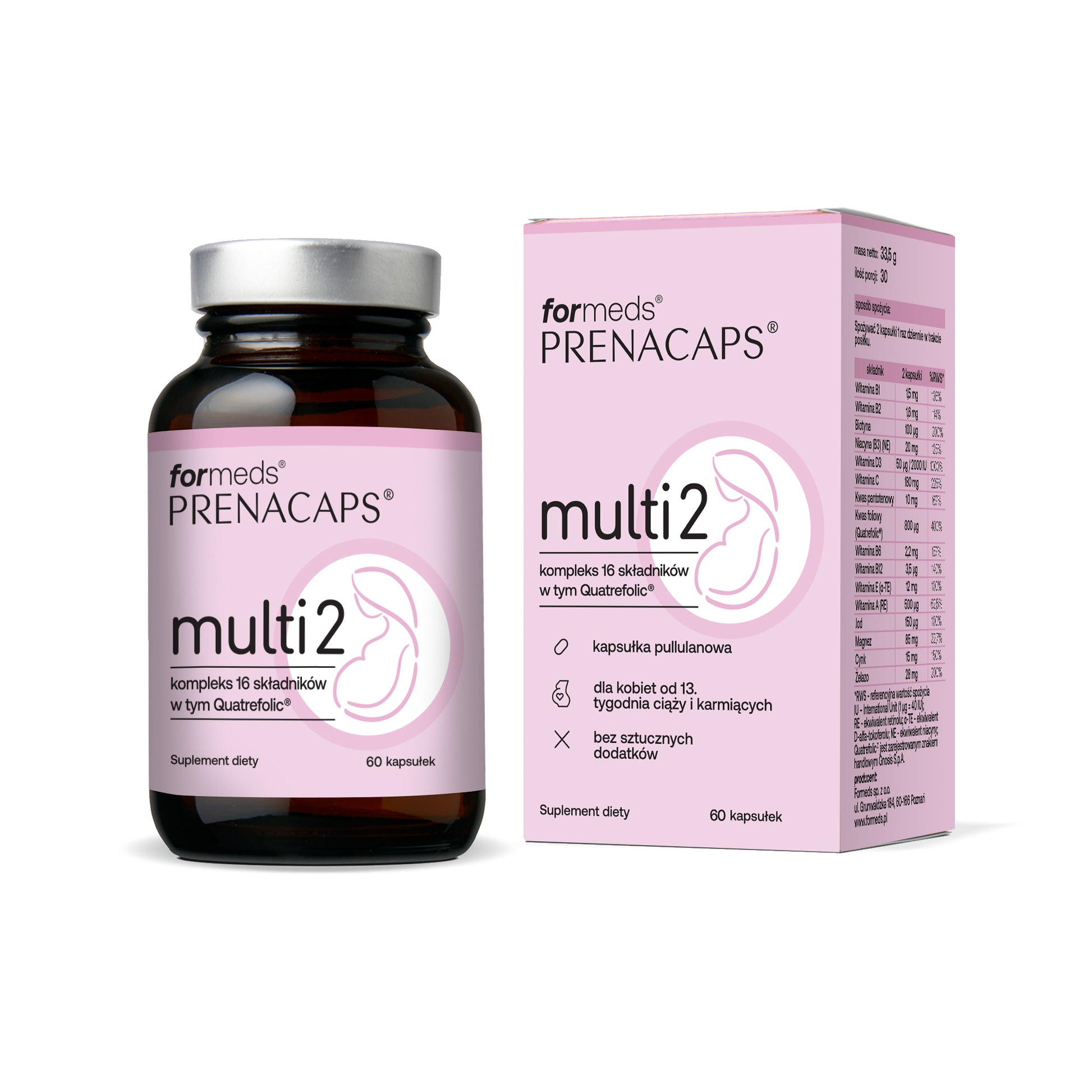 PRENACAPS multi 2 60 kapsułek