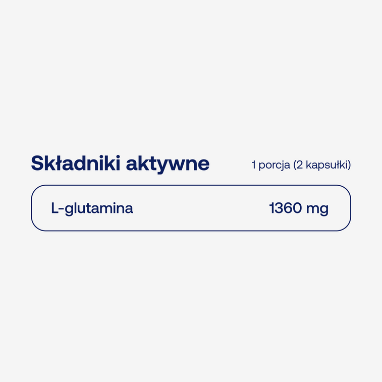 składniki aktywne BICAPS glutamine